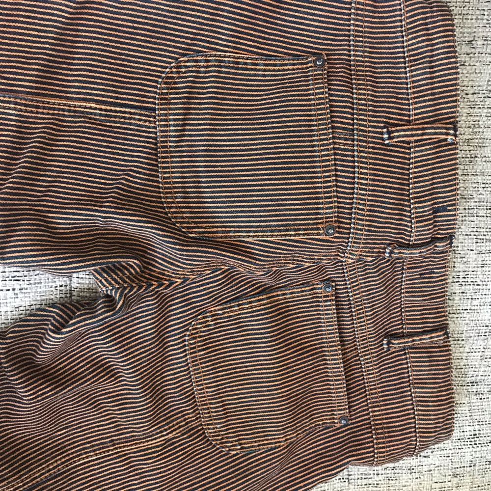 Free People Railroad Seamed Skinny Denim
